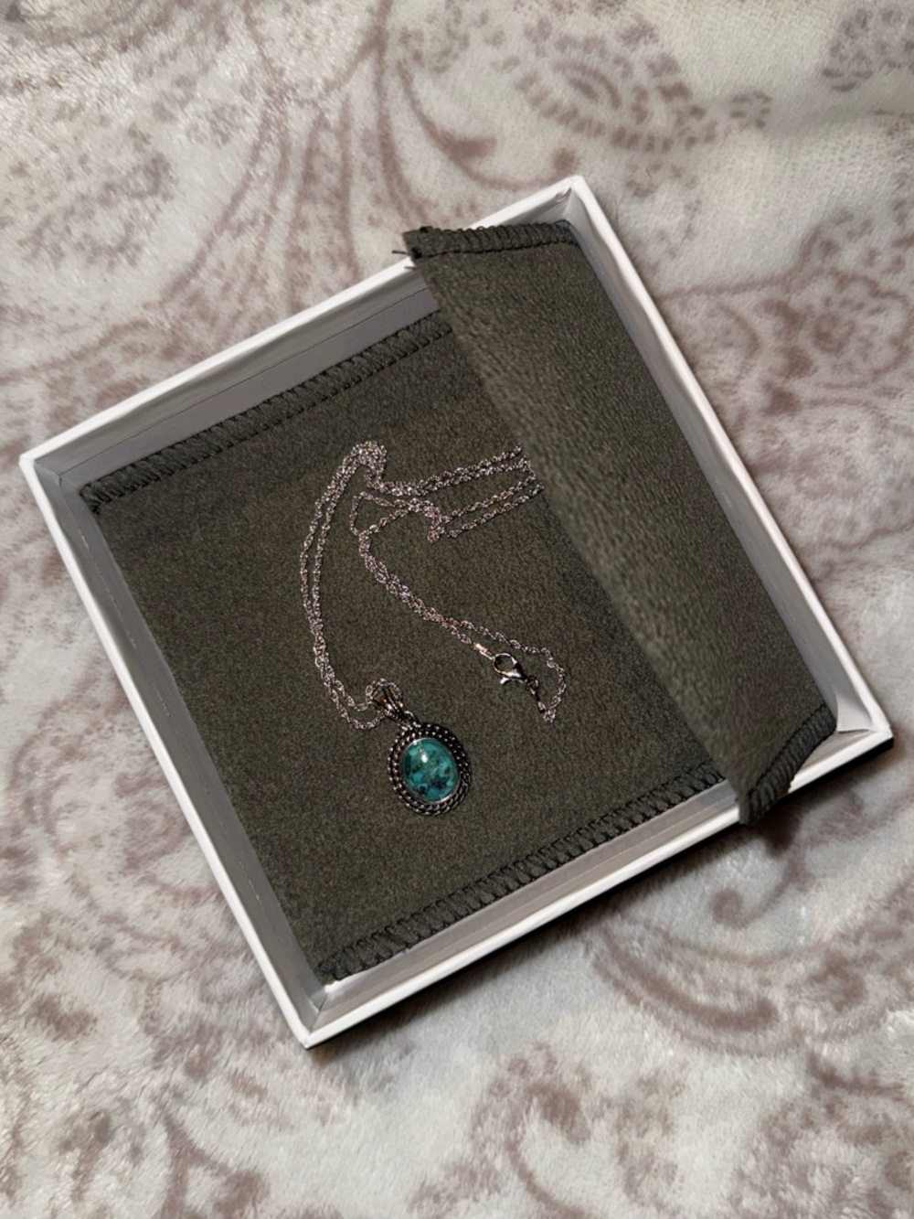 Turquoise and Silver Necklace